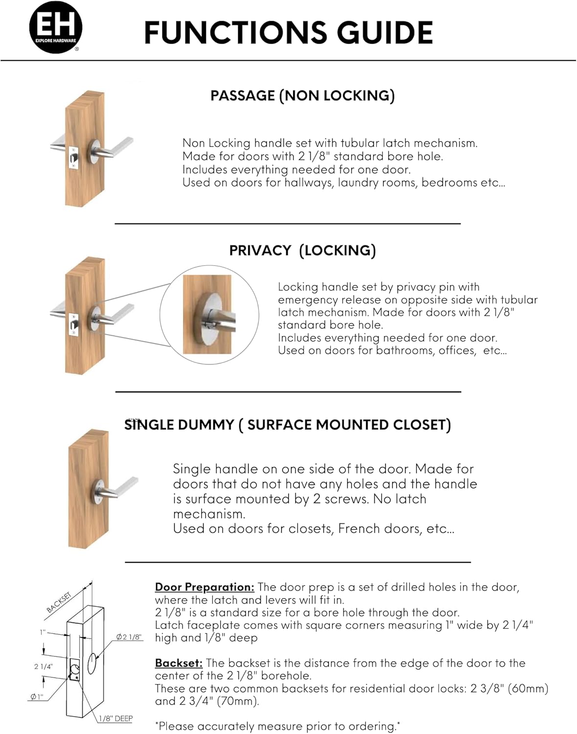 Geneva Model Solid Brass Lever Bed & Bath Privacy Door Lock, Matte Black with Satin Gold 8 units per case 2.8 lbs Product Label
