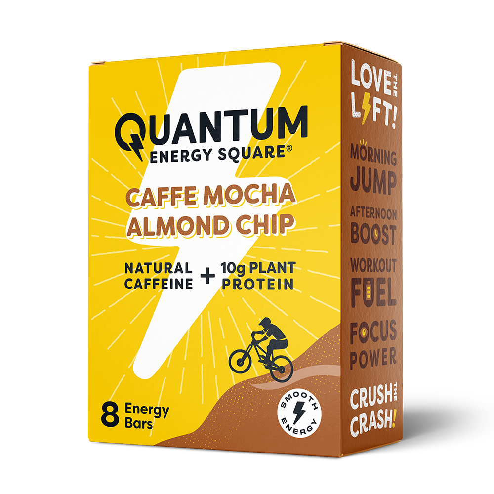 Quantum Energy Square - Caffe Mocha Almond Chip (8pk) 16 innerpacks per case 1.7 oz