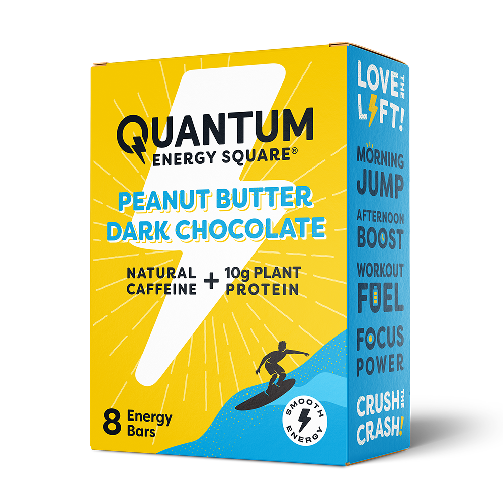 Quantum Energy Square - Peanut Butter Dark Chocolate (8pk) 16 innerpacks per case 1.7 oz