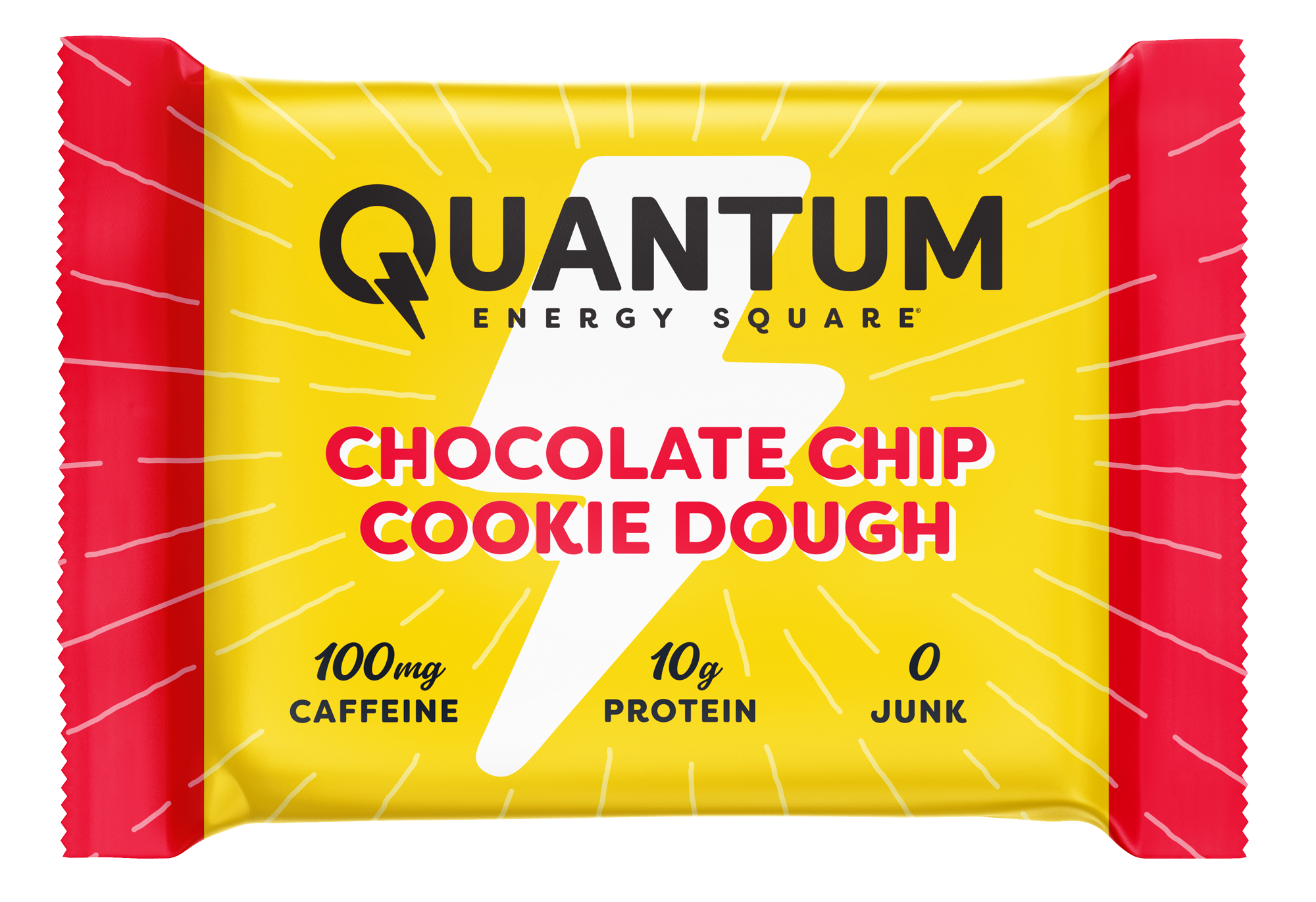 Quantum Energy Square - Chocolate Chip Cookie Dough (8pk) 16 innerpacks per case 1.7 oz