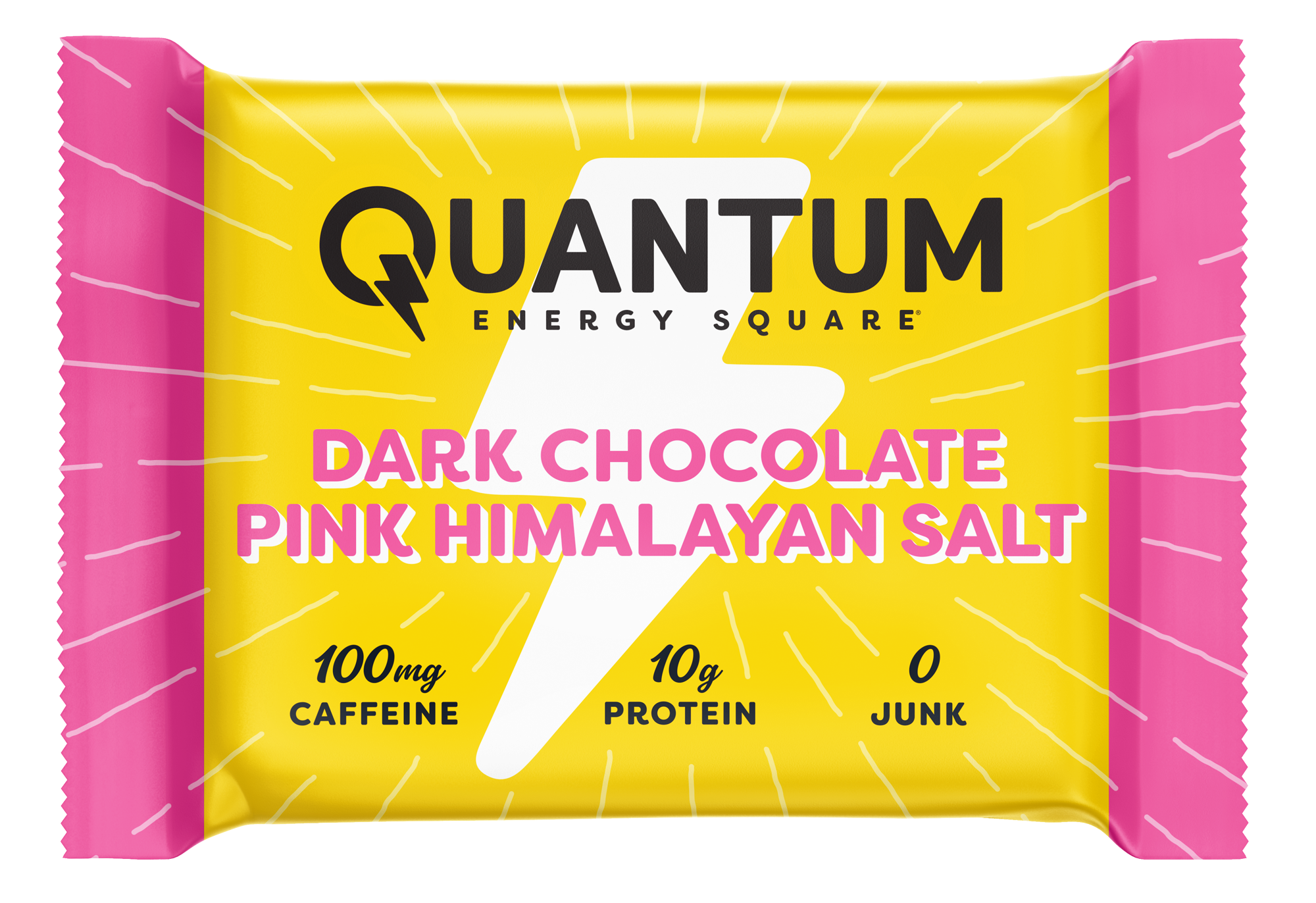 Quantum Energy Square - Dark Chocolate Pink Himalayan Salt (8pk) 16 innerpacks per case 1.7 oz