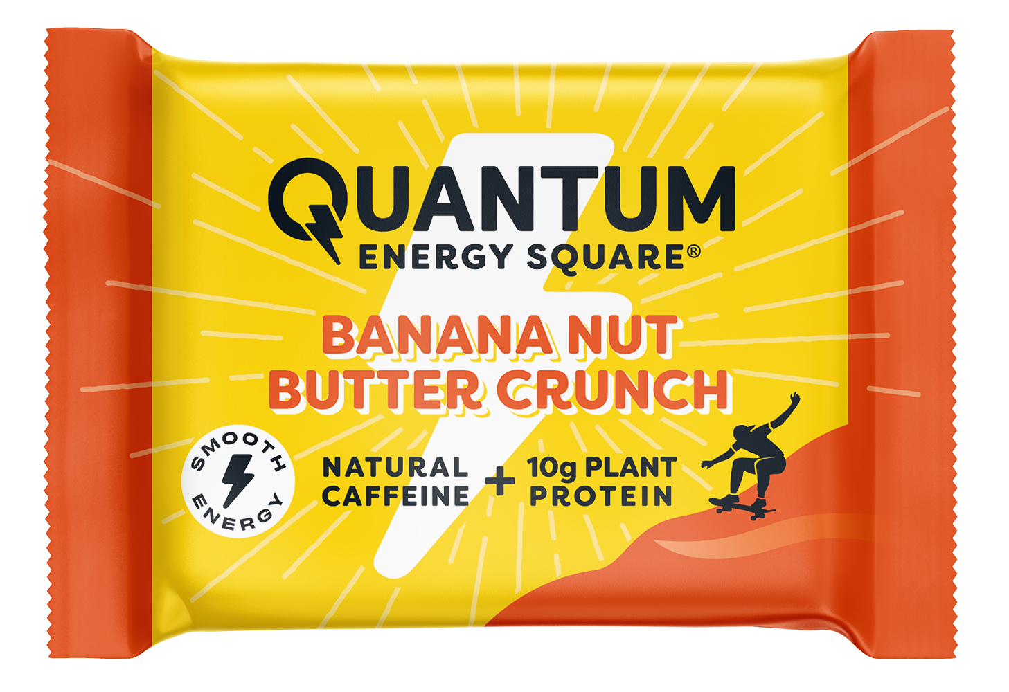 Quantum Energy Square - Banana Nut Butter Crunch (8pk) 16 innerpacks per case 1.7 oz