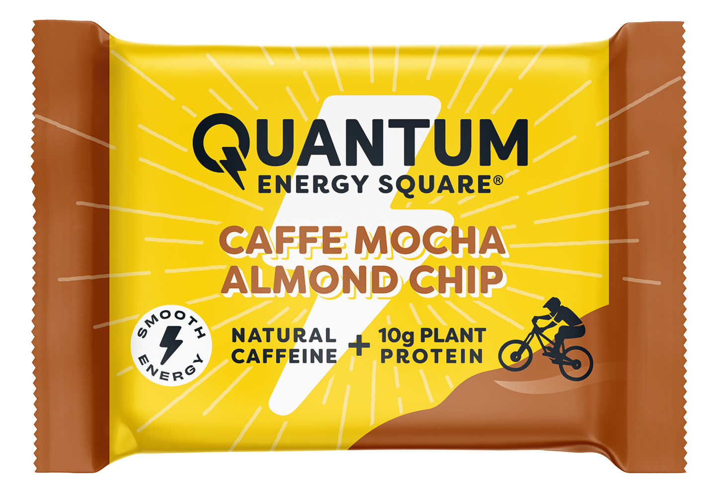 Quantum Energy Square - Caffe Mocha Almond Chip (8pk) 16 innerpacks per case 1.7 oz