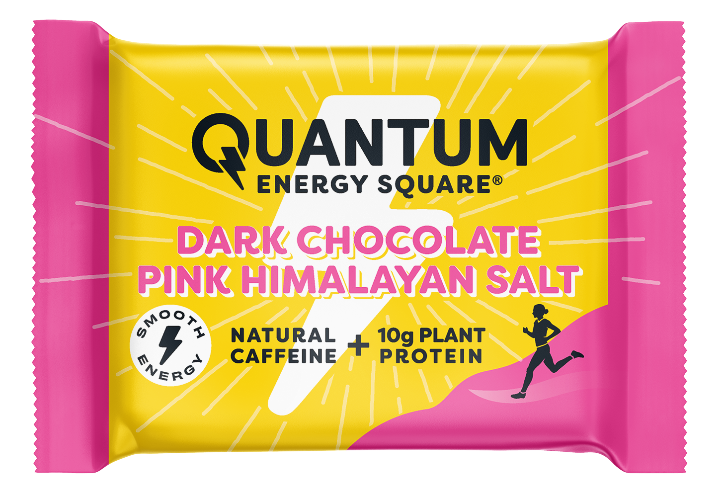 Quantum Energy Square - Dark Chocolate Pink Himalayan Salt (8pk) 16 innerpacks per case 1.7 oz