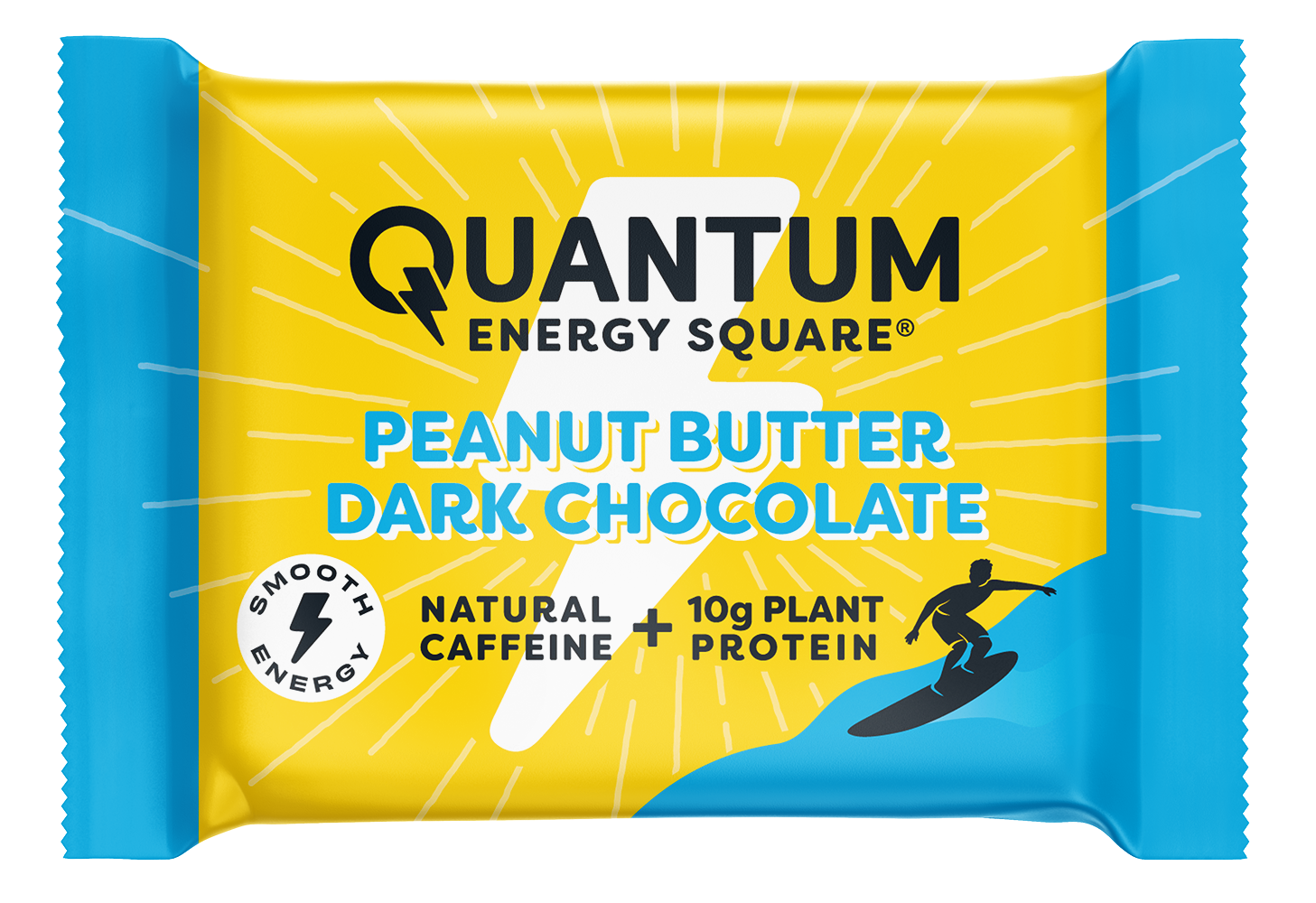 Quantum Energy Square - Peanut Butter Dark Chocolate (8pk) 16 innerpacks per case 1.7 oz