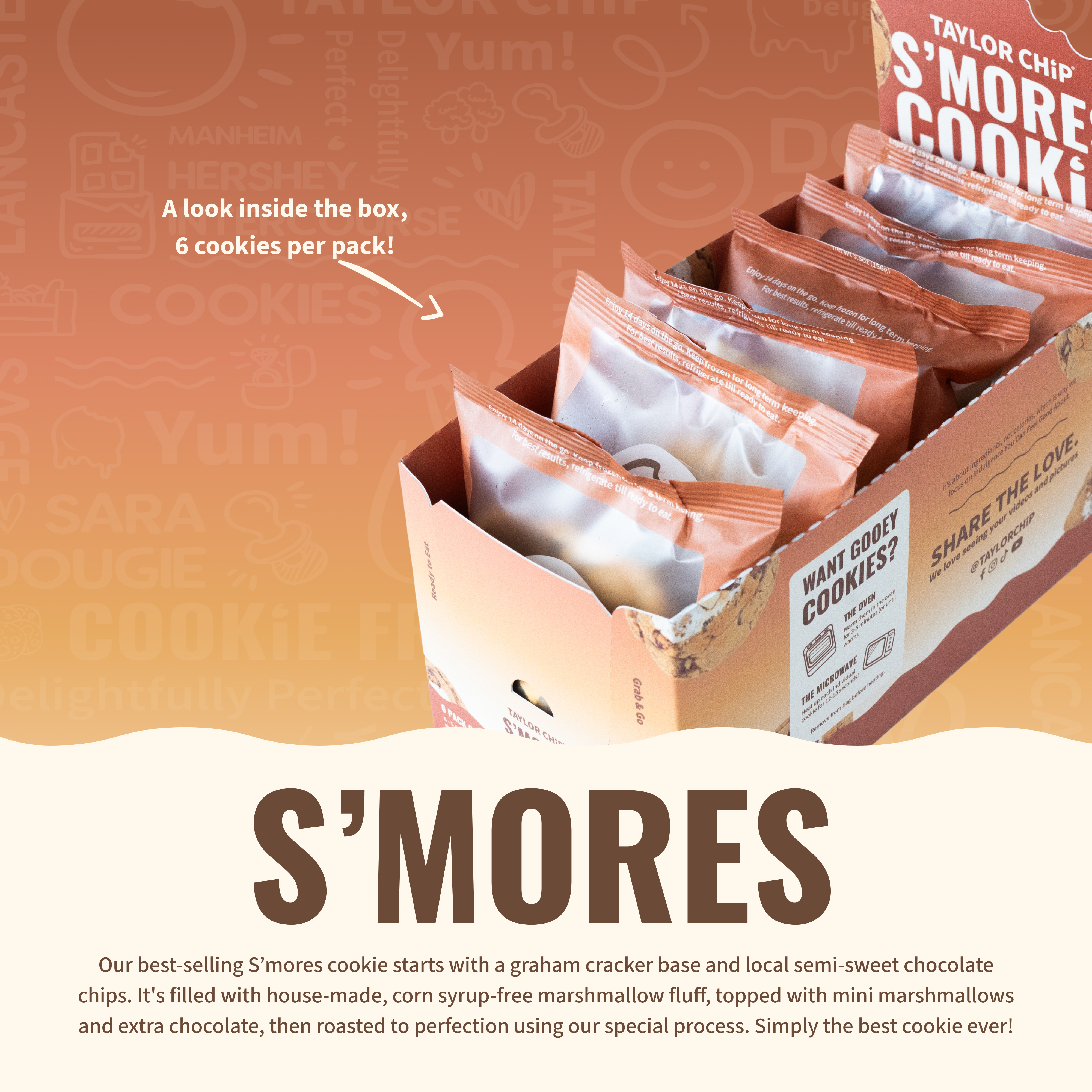 Taylor Chip S'mores 6 innerpacks per case 5.5 oz