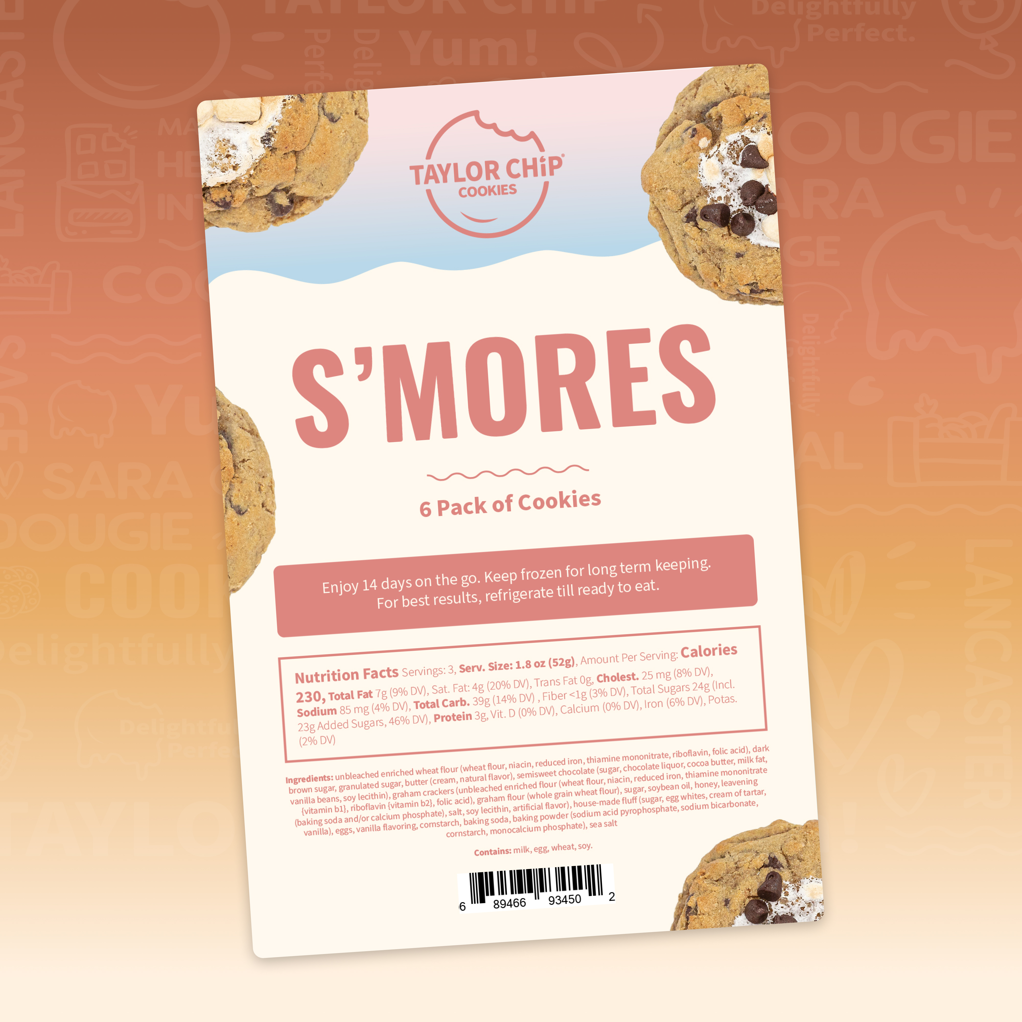 Taylor Chip S'mores 6 innerpacks per case 5.5 oz