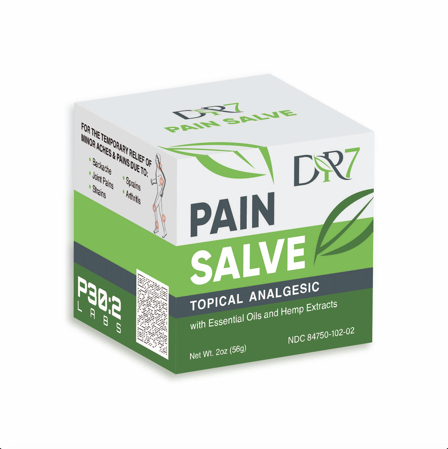 DR-7 Pain Salve 2oz 20 units per case 2.0 oz