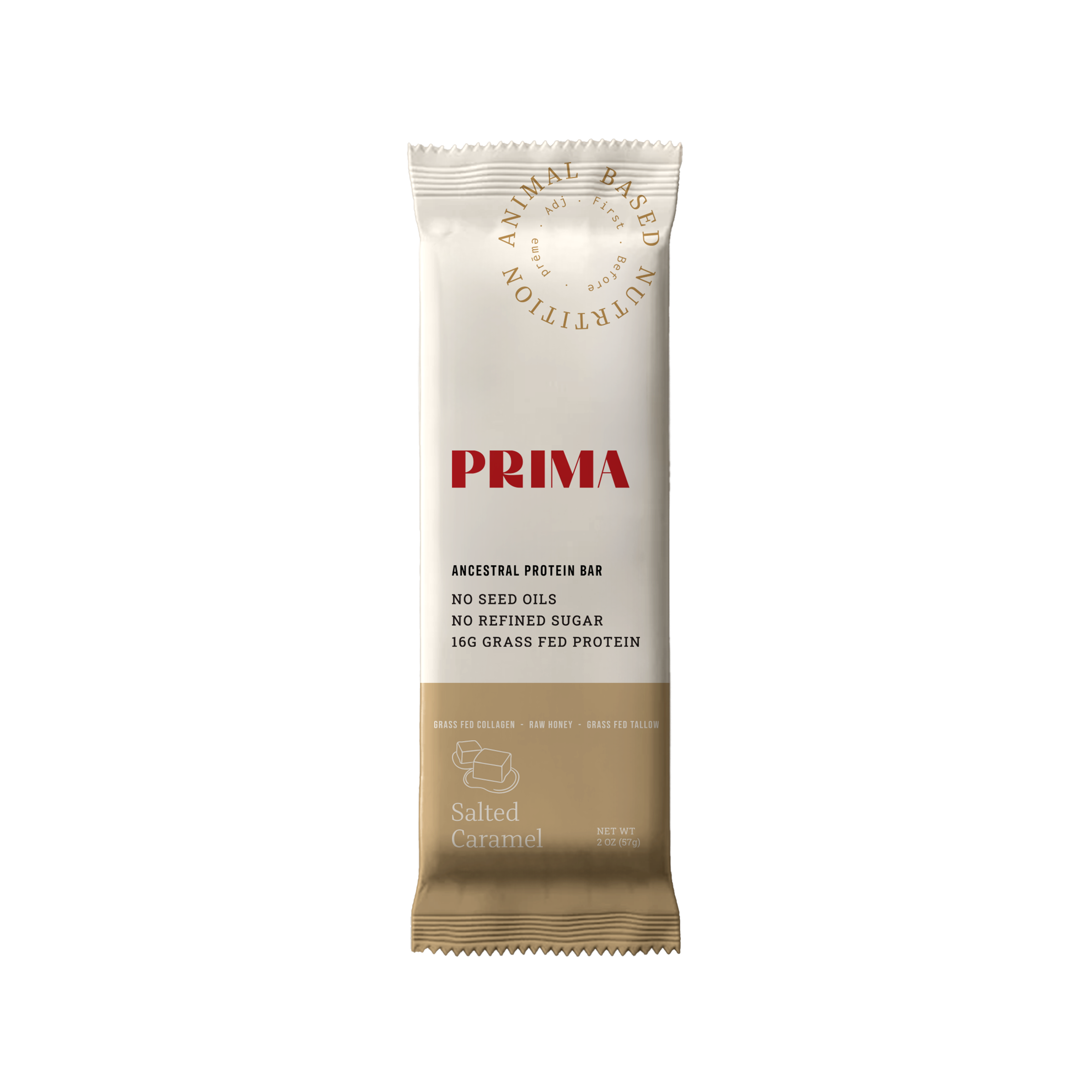 PRIMA Ancestral Protein Bar - Salted Caramel 7 Pack 24 innerpacks per case 2.0 oz