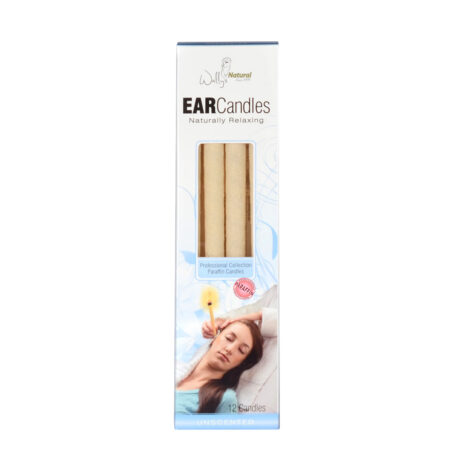 12PP24C - Wally’s Natural Ear Candles - Paraffin, Unscented- 12pk Case, Small 24 units per case 0.4 lb