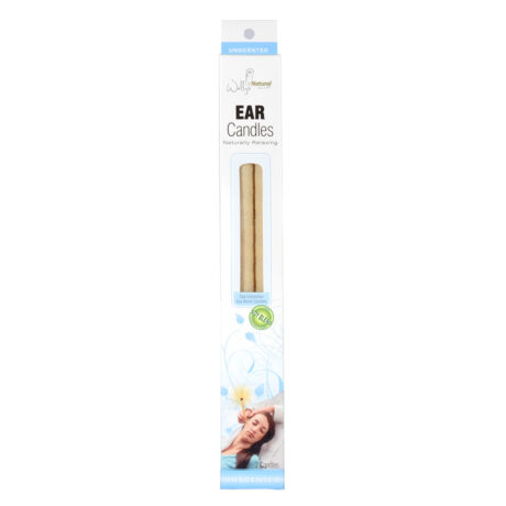 2SB24C - Wally’s Natural Ear Candles - Soy, Unscented- 2pk Case, Small 24 units per case 0.1 lb