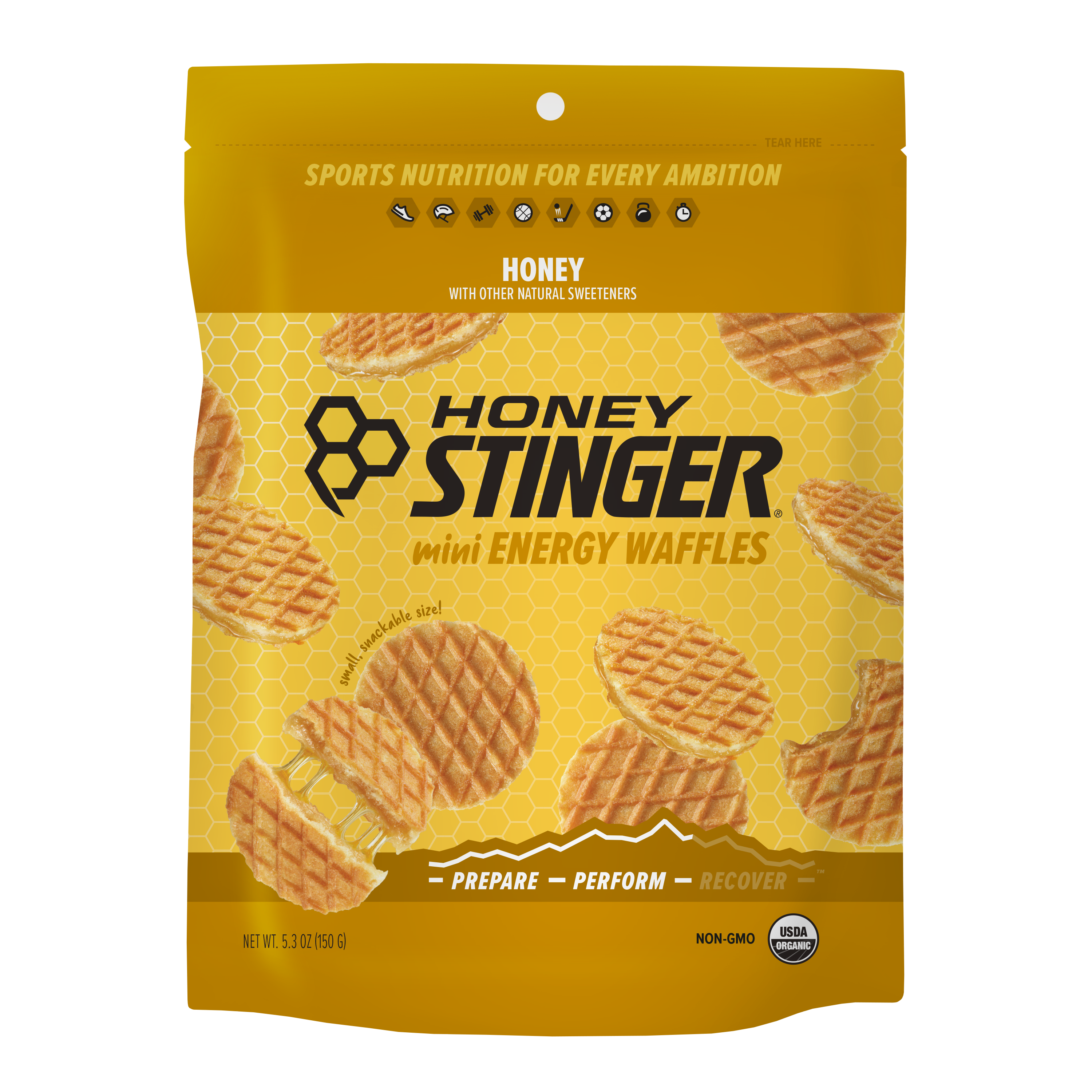 Honey Stinger Mini Waffle Honey 5 units per case 5.3 oz