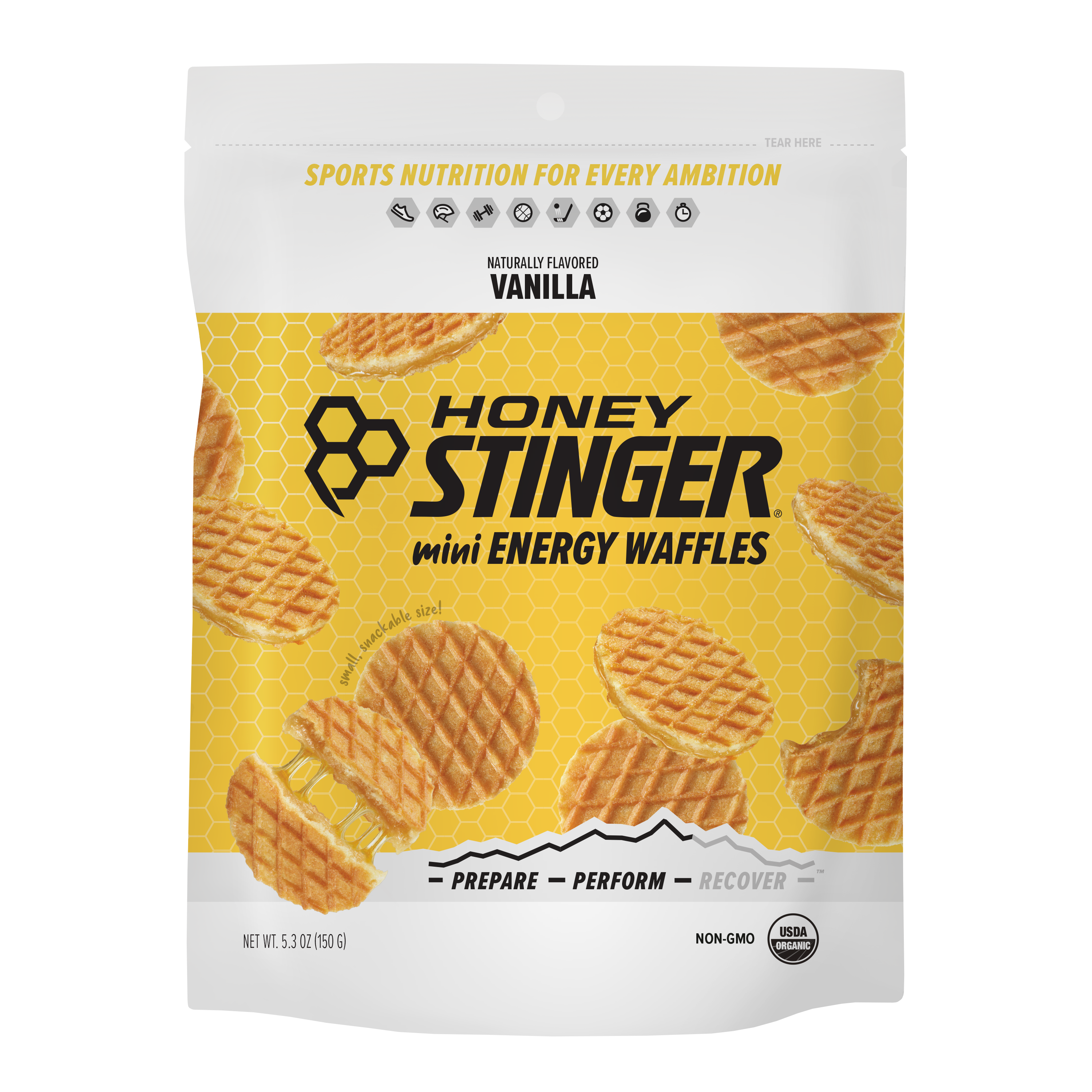 Honey Stinger Mini Waffle Vanilla 5 units per case 5.3 oz