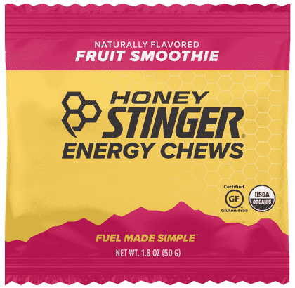 Honey Stinger Organic Energy Chews Fruit Smoothie 8 innerpacks per case 21.6 oz