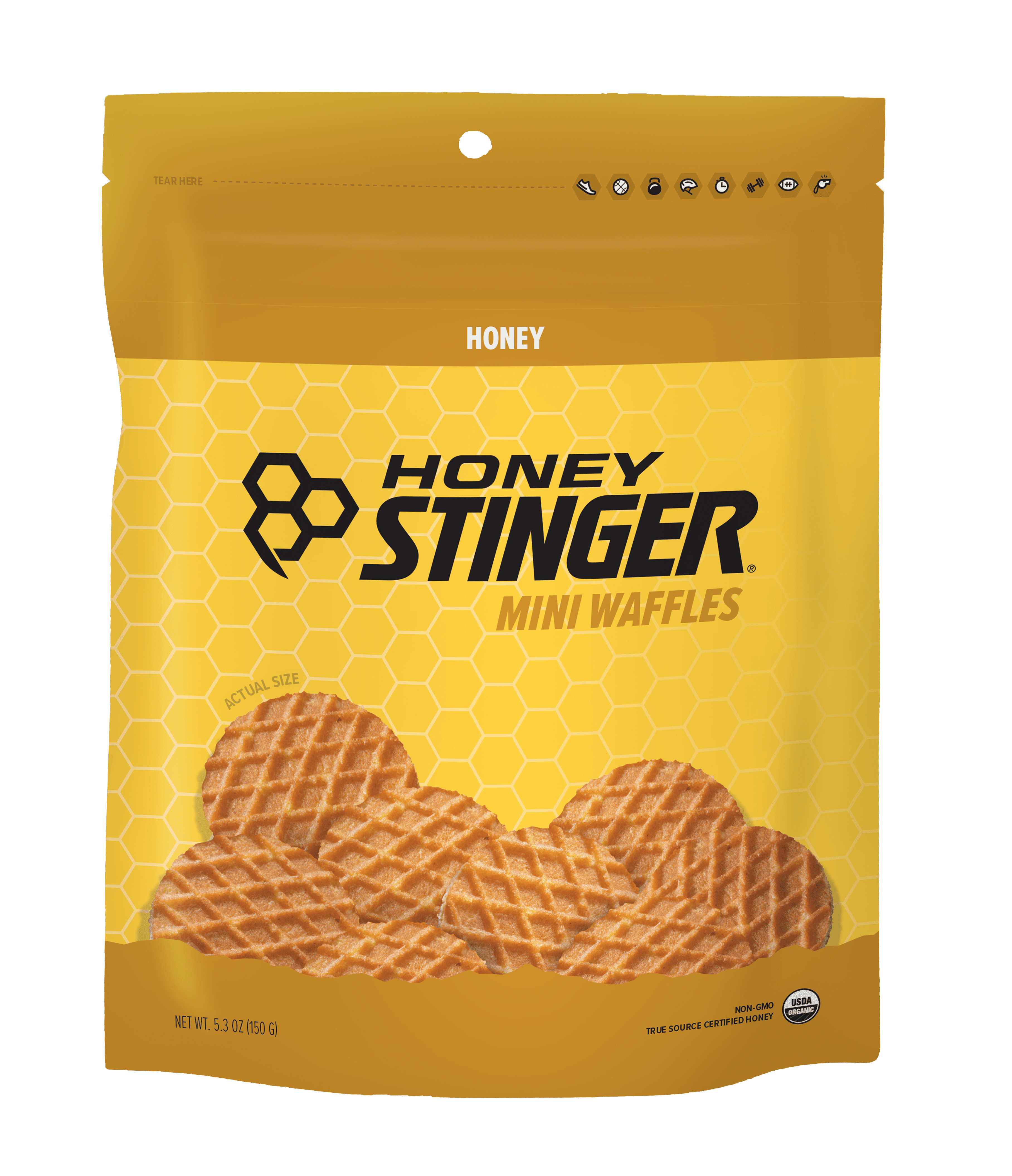 Honey Stinger Mini Waffle Honey 5 units per case 5.3 oz