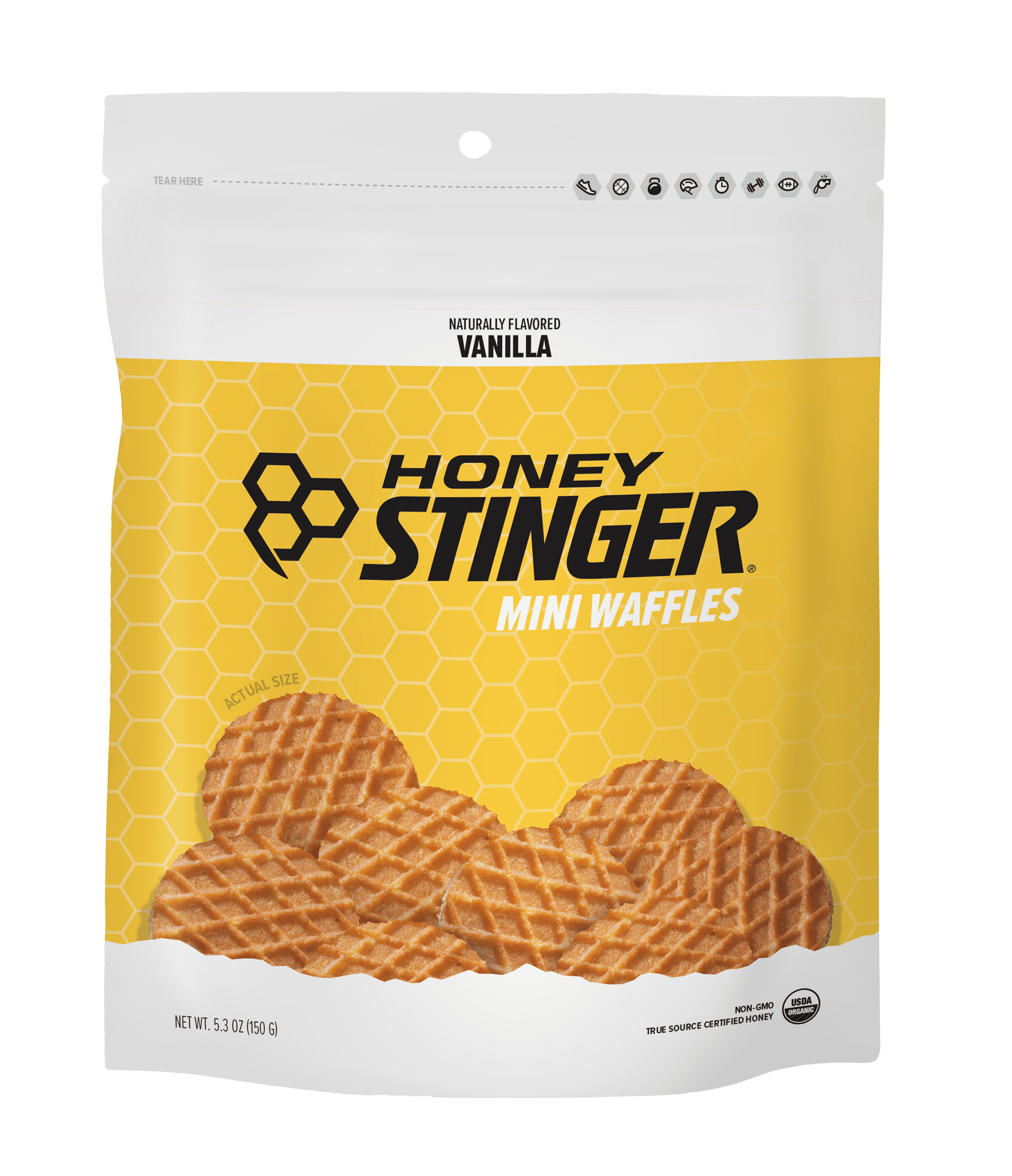 Honey Stinger Mini Waffle Vanilla 5 units per case 5.3 oz
