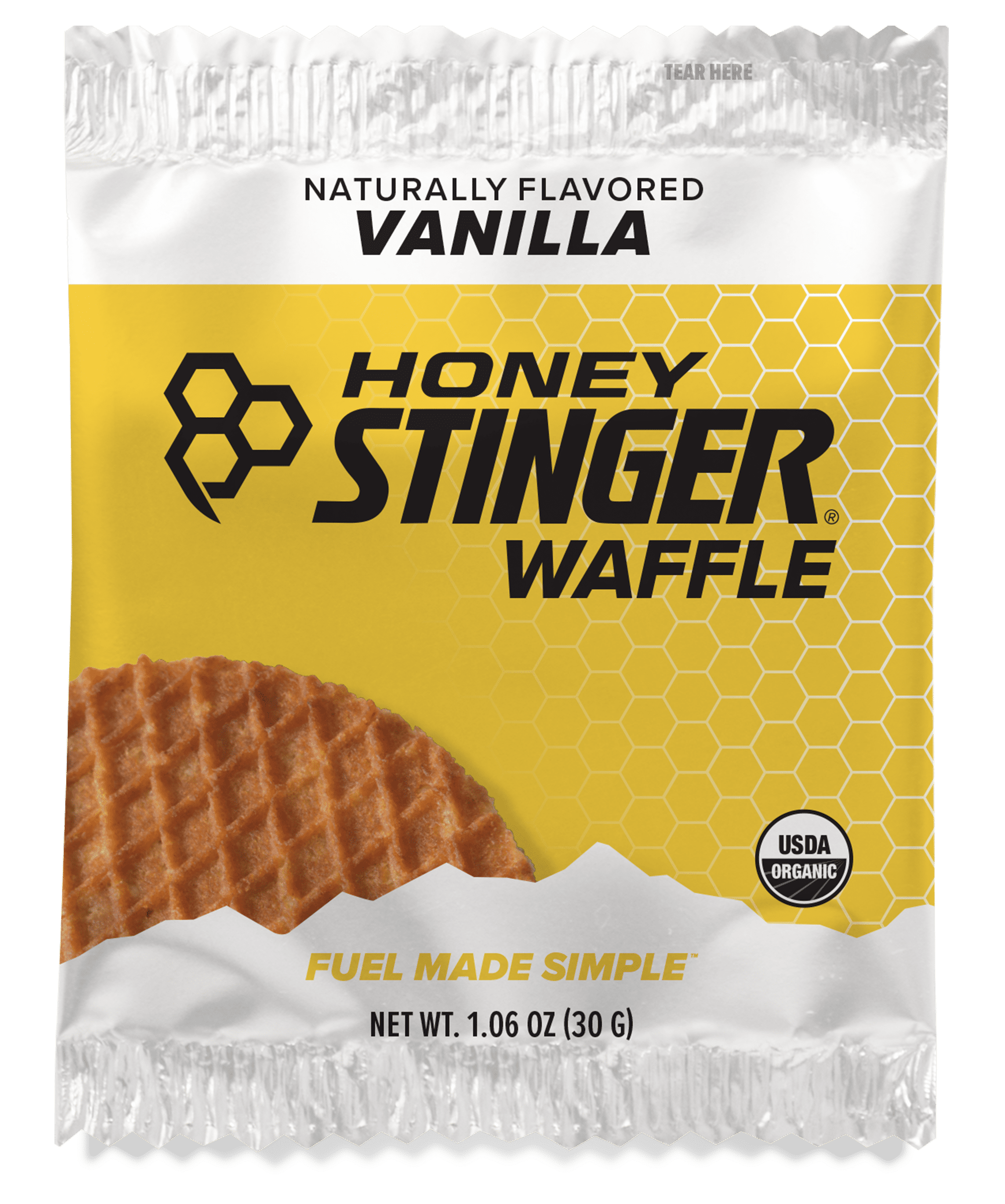 Honey Stinger Waffle Caddy Vanilla 8 innerpacks per case 12.8 oz