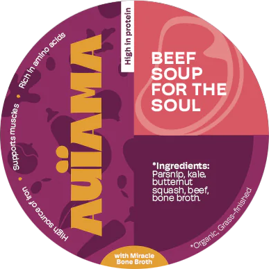 BEEF SOUP FOR THE SOUL 6 units per case 12.0 oz Product Label