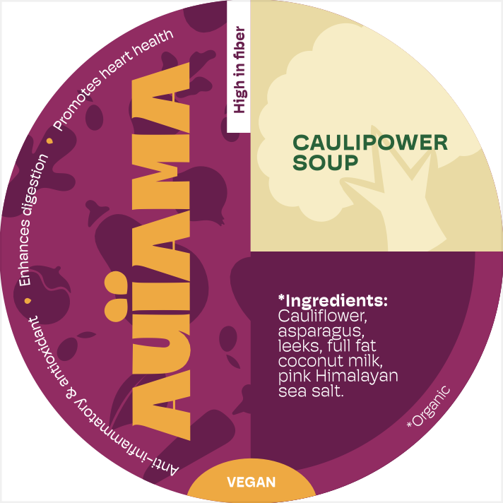 CAULIPOWER SOUP 6 units per case 12.0 oz Product Label