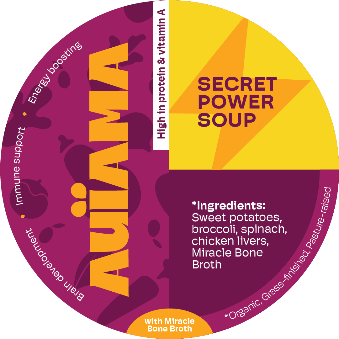 SECRET POWER SOUP 6 units per case 12.0 oz Product Label