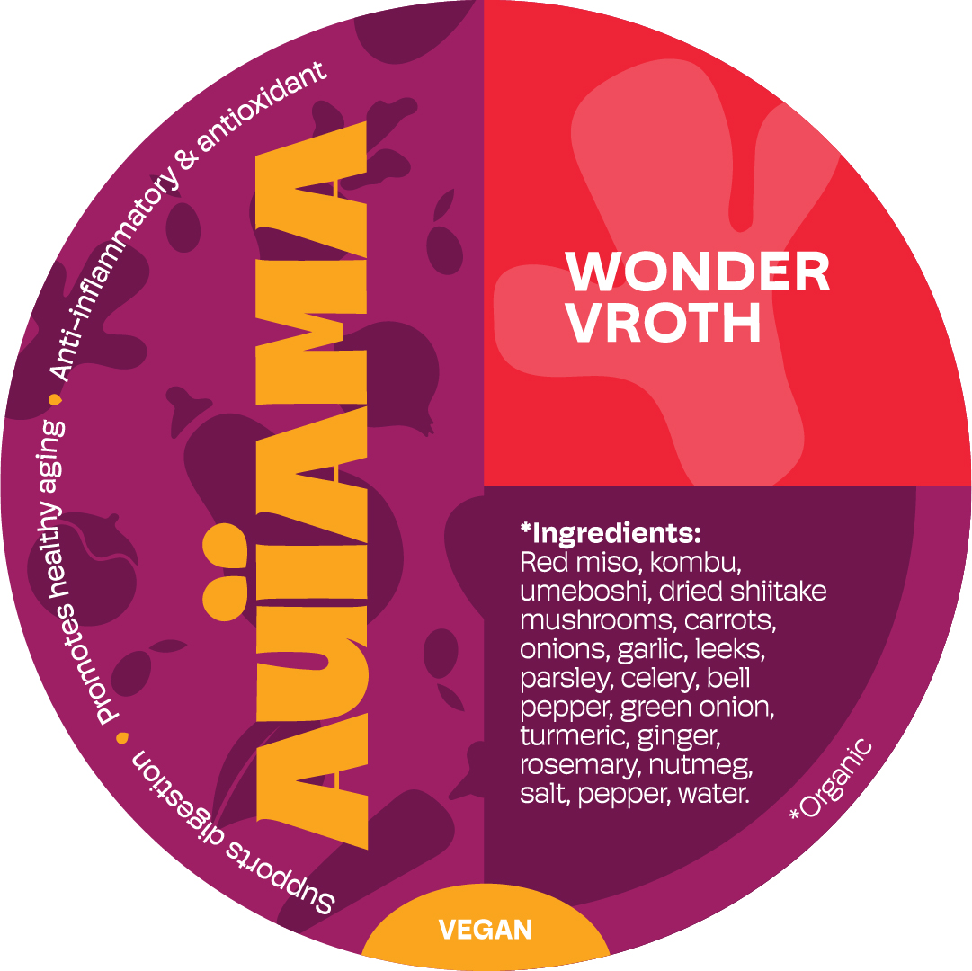 WONDER VROTH 6 units per case 12.0 oz Product Label
