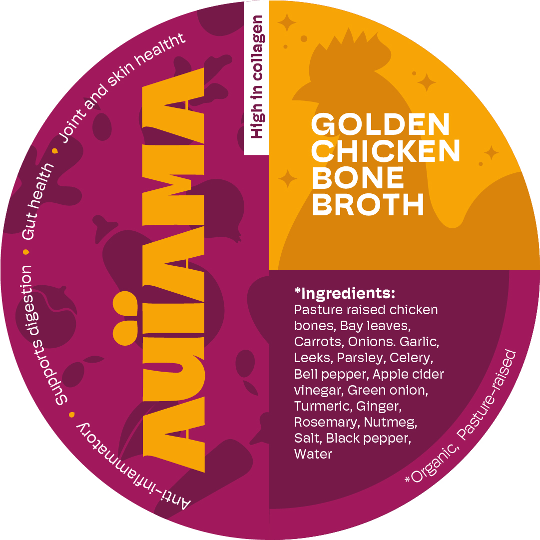 GOLDEN CHICKEN BROTH 6 units per case 12.0 oz Product Label