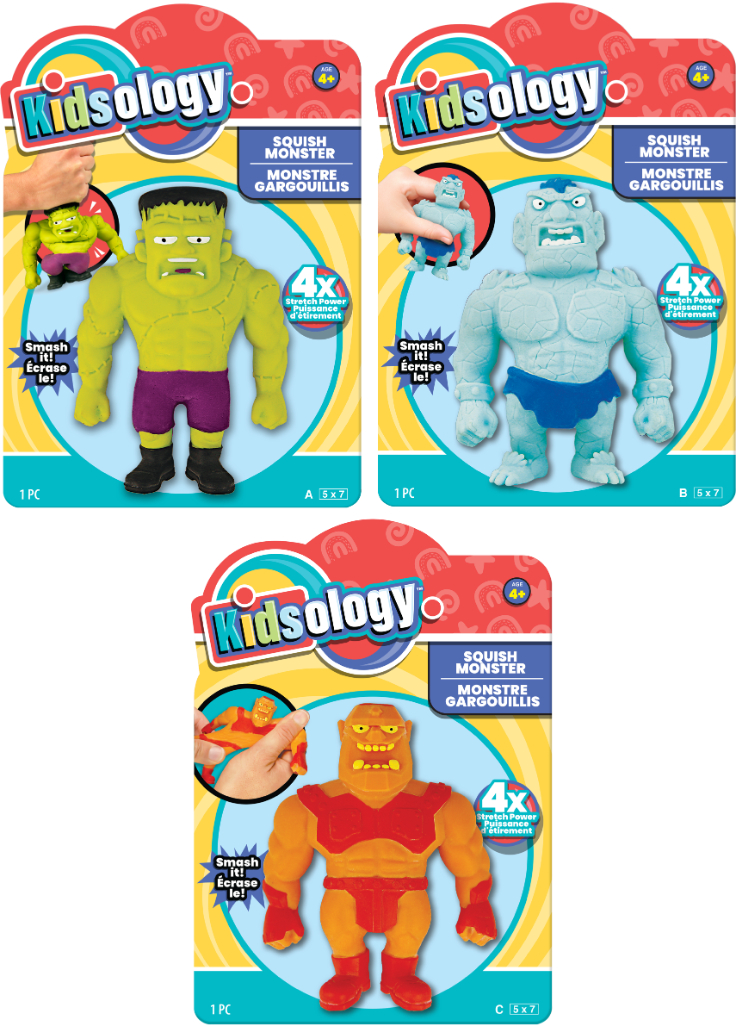 KIDSOLOGY SQUISH MONSTER 144 units per case 0.0 oz