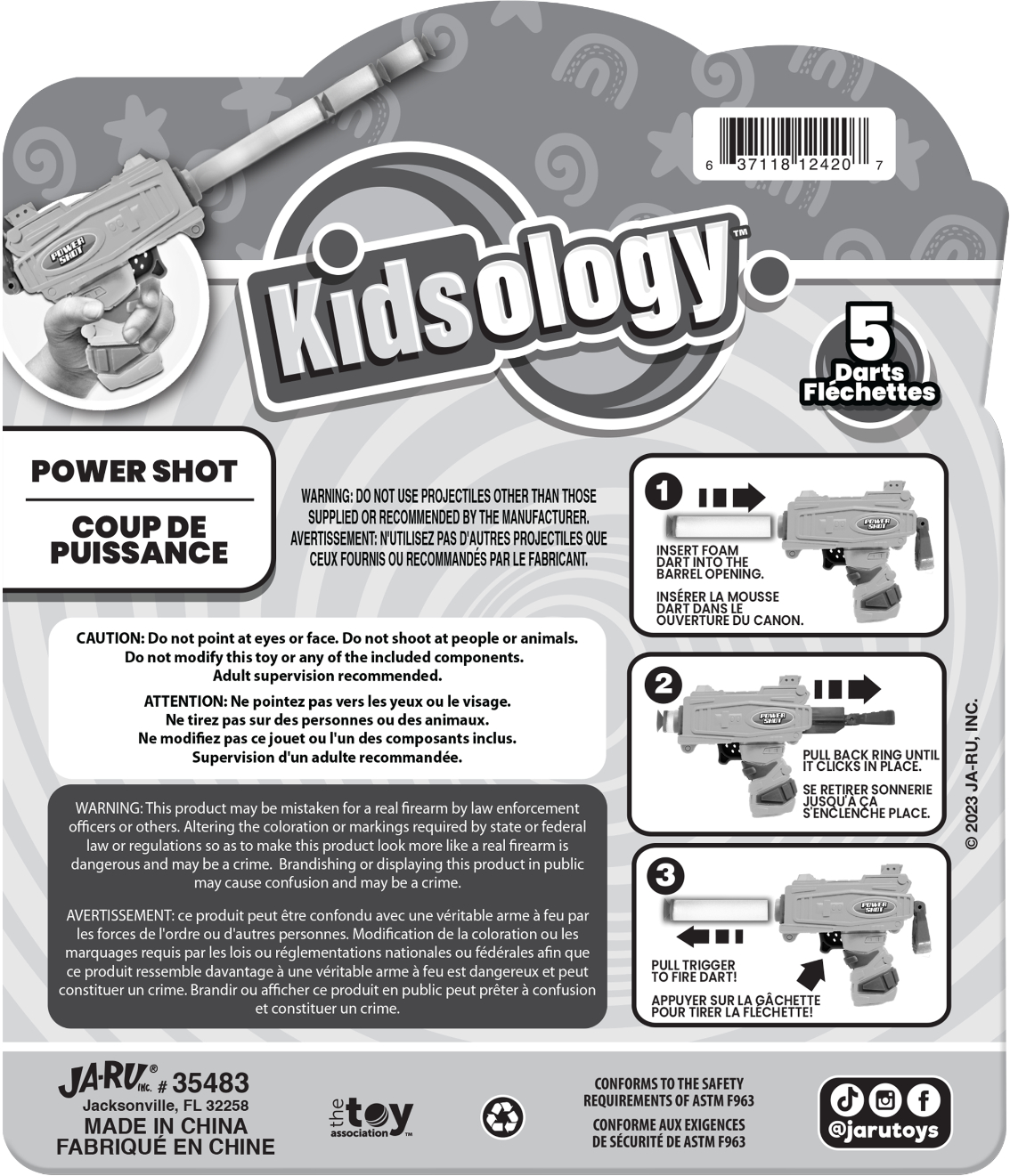 KIDSOLOGY POWER SHOT 144 units per case 0.0 oz
