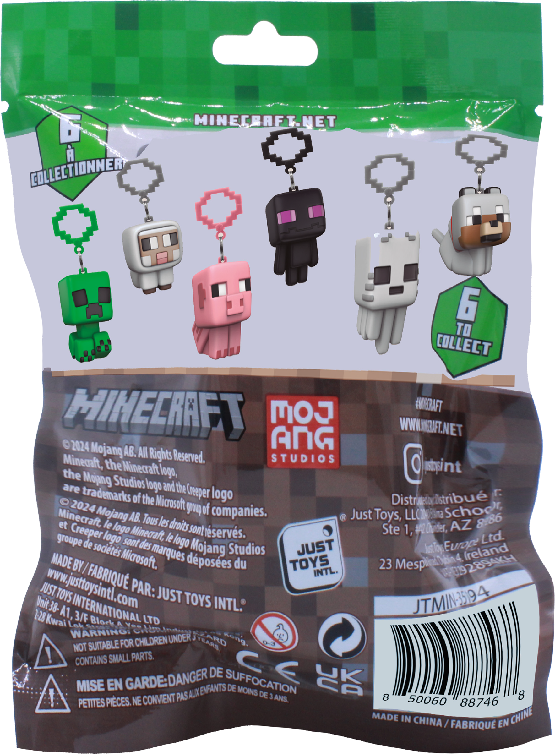 MINECRAFT HANGERS 100 units per case 0.0 oz