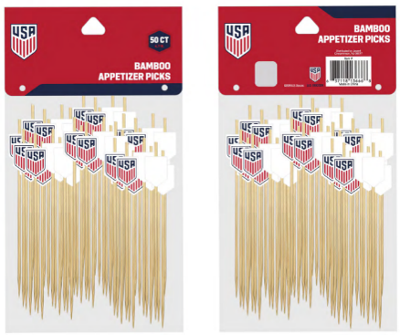 U.S. Soccer Bamboo Picks – 50 Count 0 units per case 0.0 oz