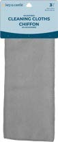 Key & Castle Microfiber Dust Cloths 3ct – Everyday Cleaning Essential 18 units per case 0.0 oz