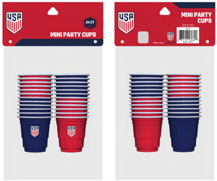 U.S. Soccer Mini Party Cups – 2oz, 24 Count 0 units per case 0.0 oz