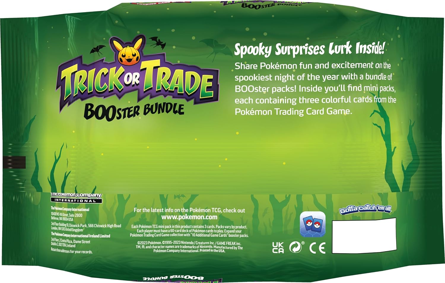 Pokémon TCG: 2023 Trick or Trade Booster Bundle 12 units per case 0.0 oz