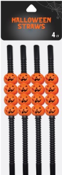 Halloween Straws 72 units per case 0.0 oz
