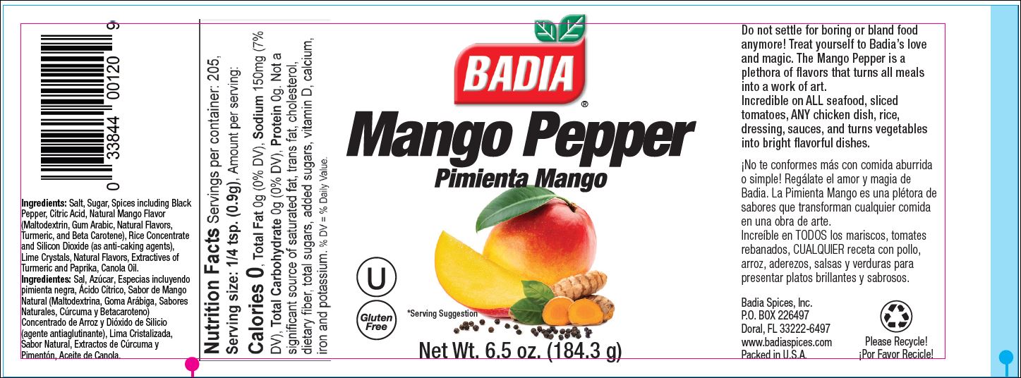 MANGO PEPPER 6 units per case 6.5 oz Product Label