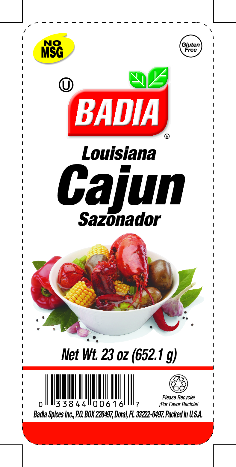 CAJUN SEASONING 6 units per case 23.0 oz Product Label