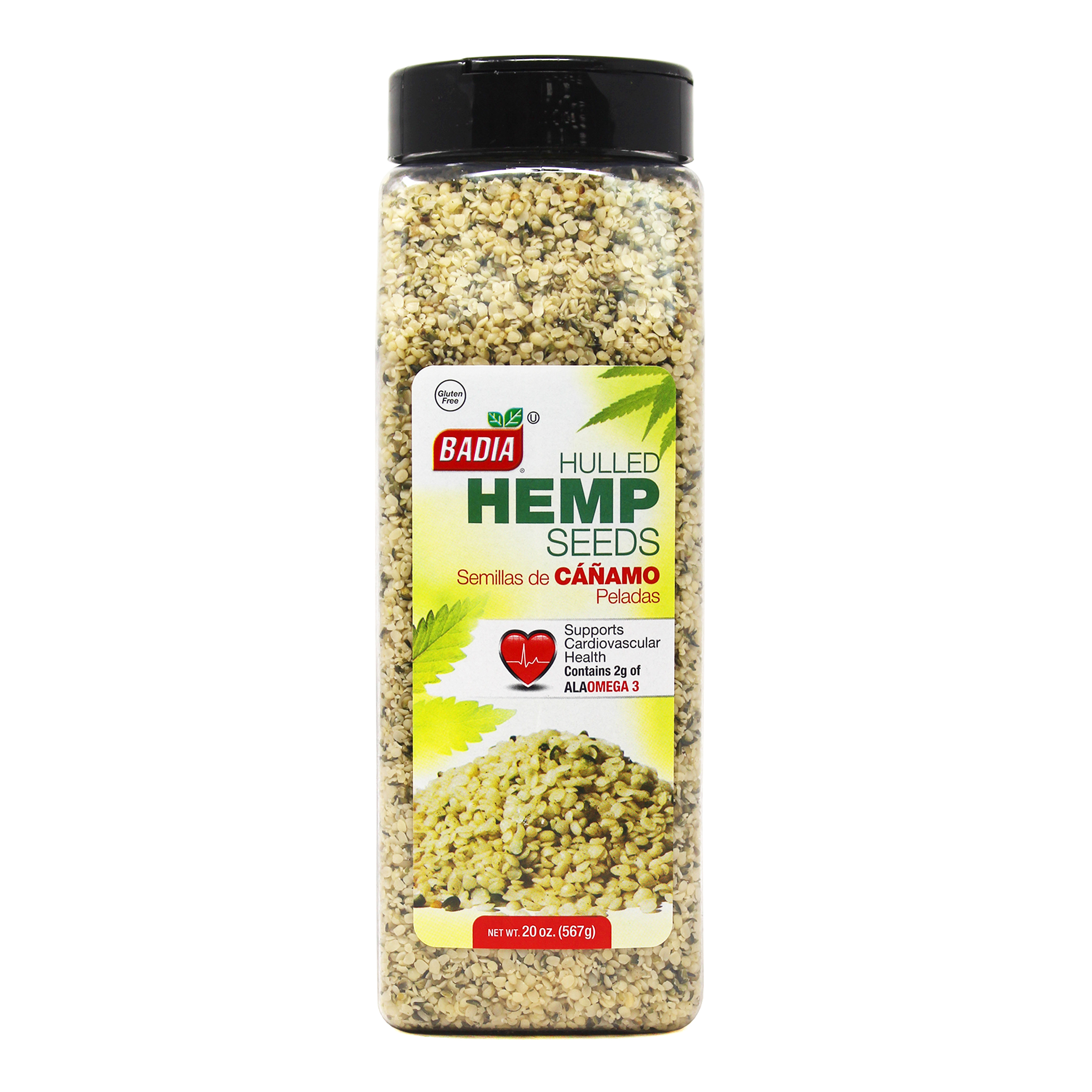 HULLED HEMP SEED 4 units per case 20.0 oz