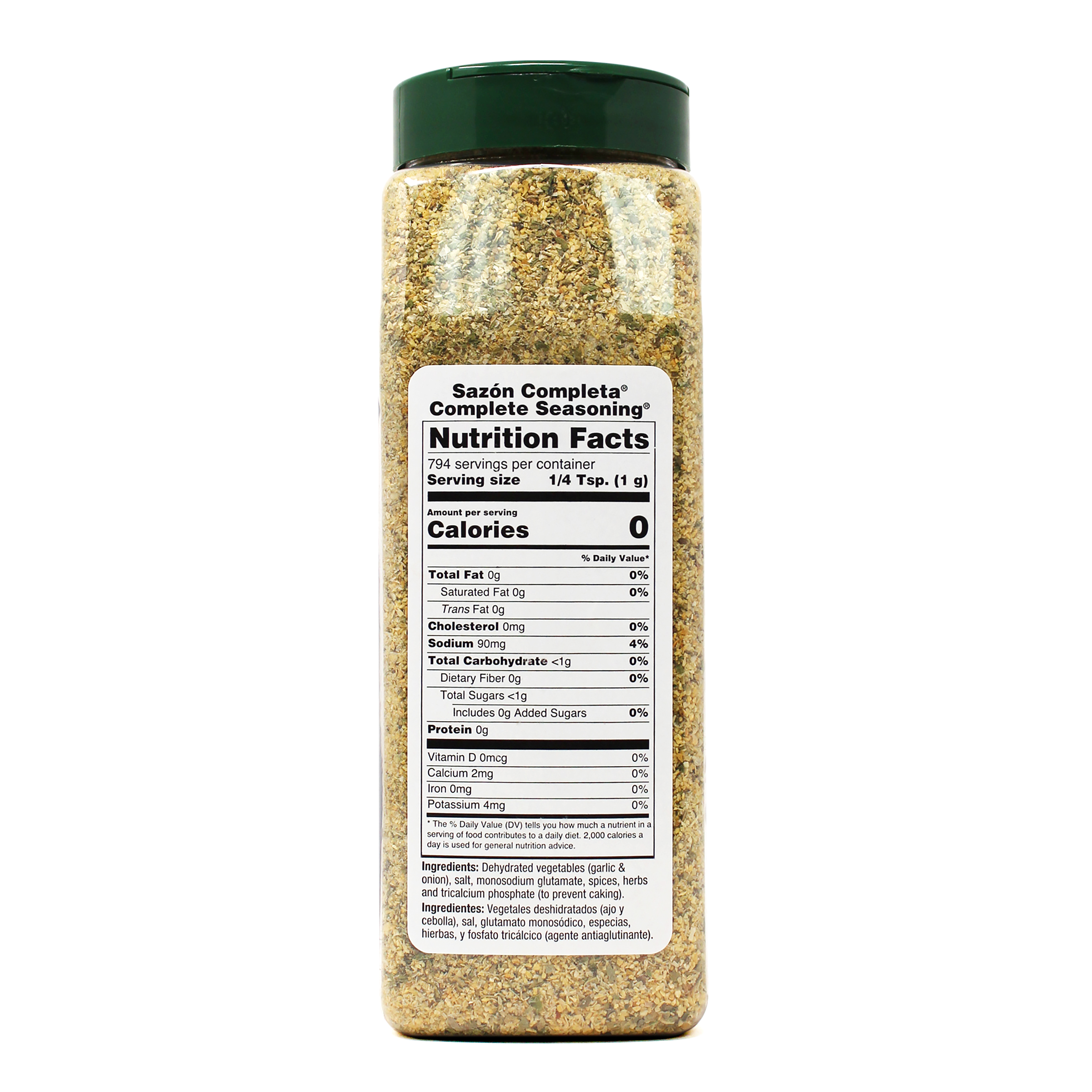 COMPLETE SEASONING ® 6 units per case 1.8 lbs