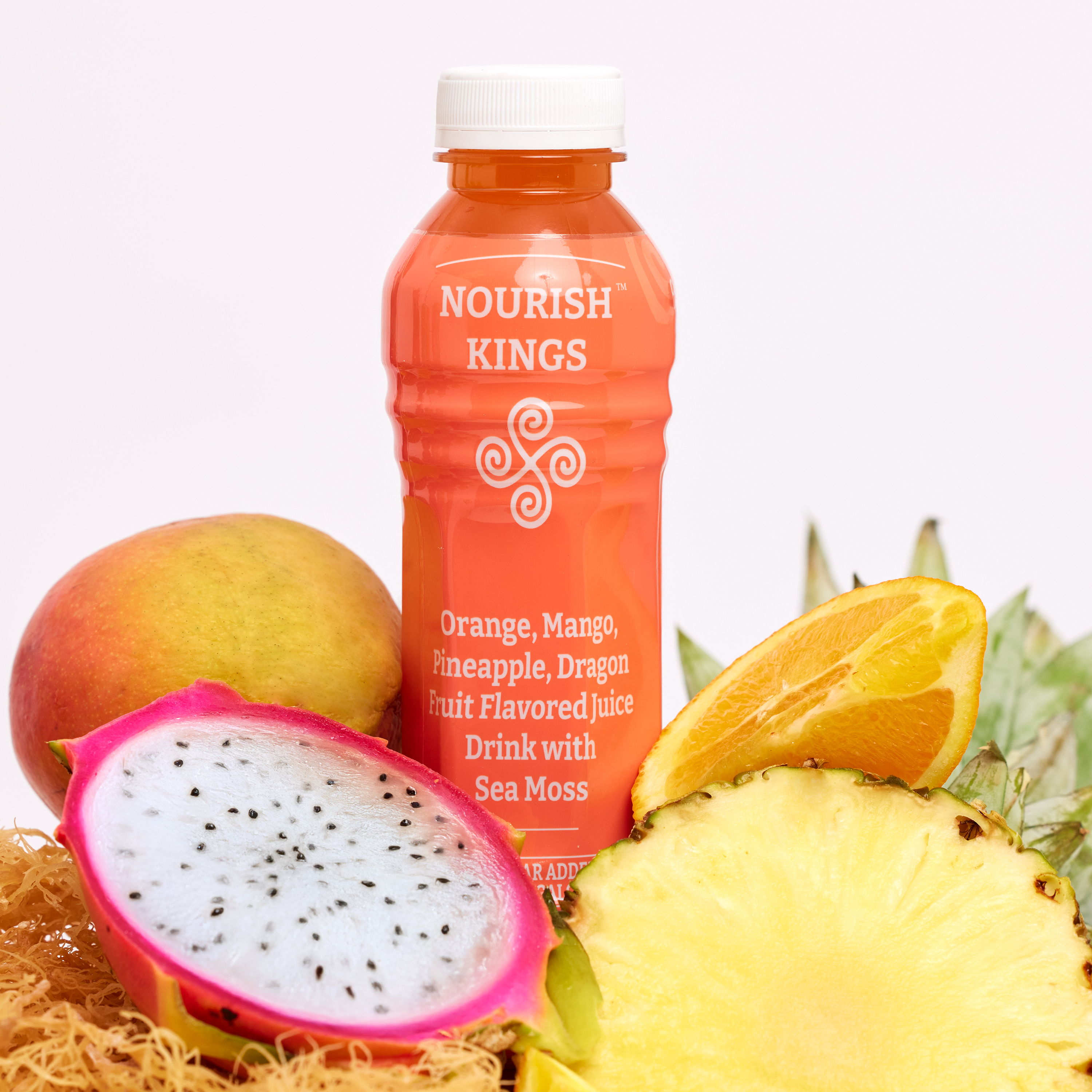 Dragon Fruit Mango Pineapple Case Flavored Juice Drink with Sea Moss 12 units per case 15.2 fl