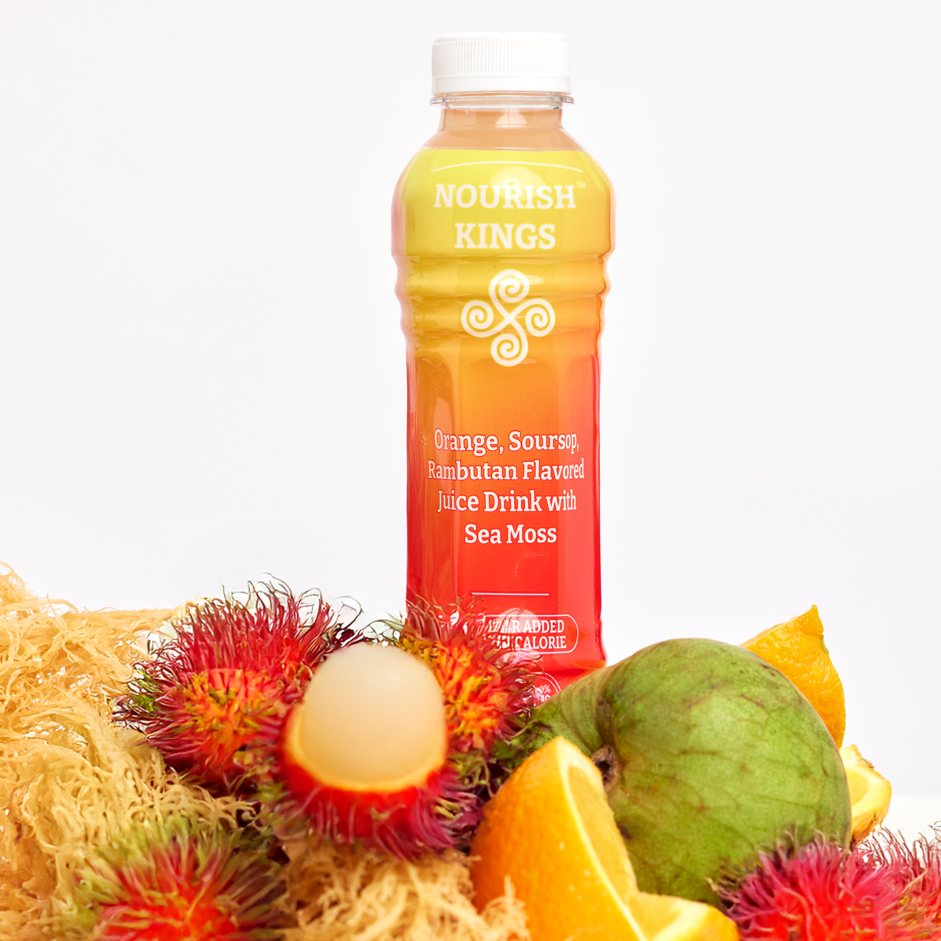 Soursop Rambutan Flavored Juice Drink with Sea Moss 12 units per case 15.2 fl