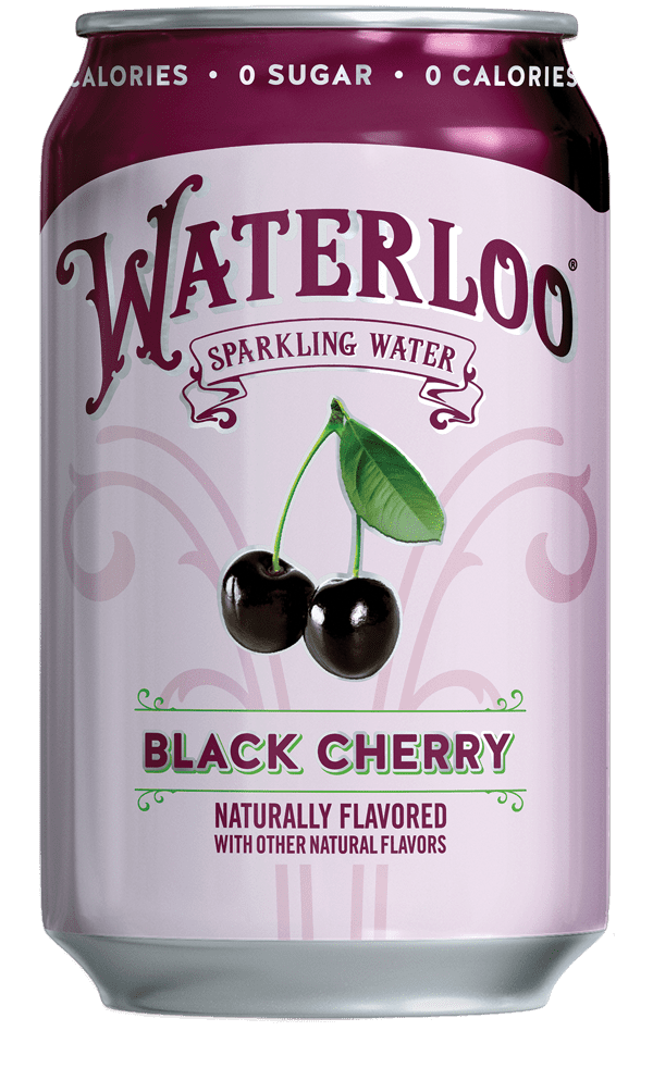 Waterloo Black Cherry Sparkling Water 2 innerpacks per case 144.0 fl