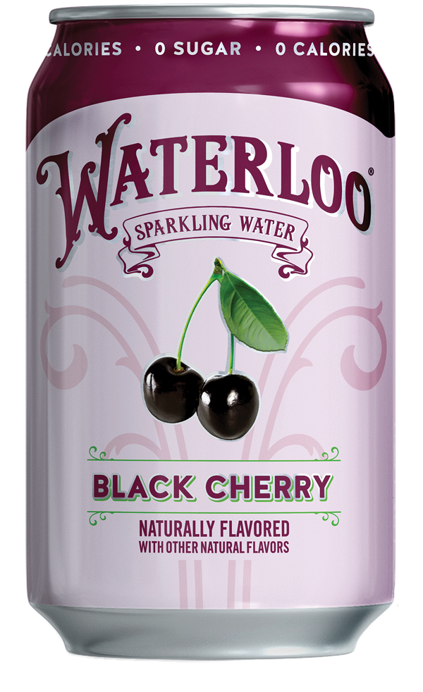 Waterloo Black Cherry Sparkling Water 3 innerpacks per case 96.0 fl