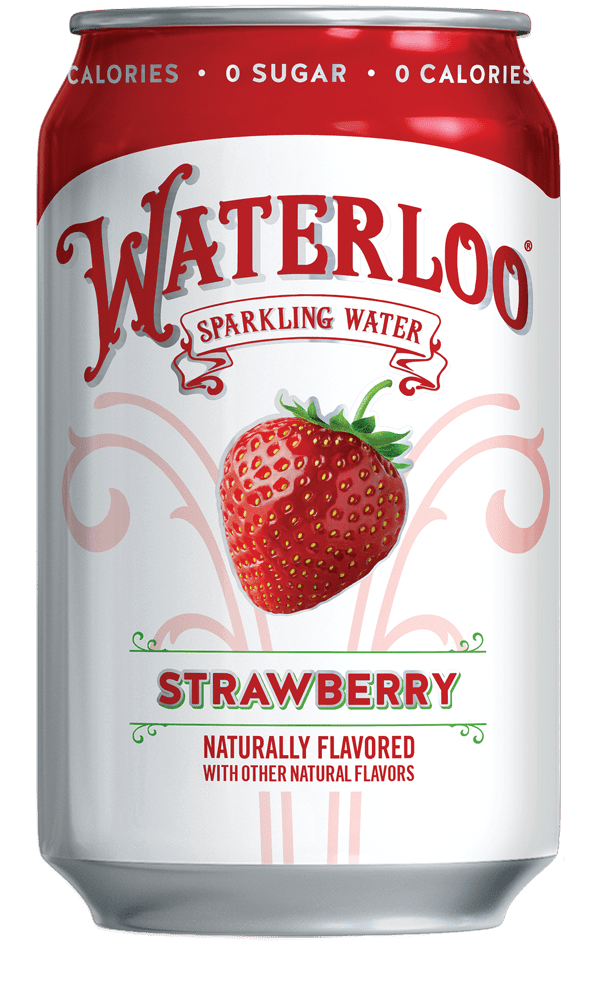 Waterloo Strawberry Sparkling Water 2 innerpacks per case 144.0 fl