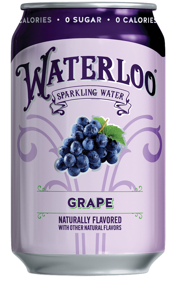 Waterloo Grape Sparkling Water 2 innerpacks per case 144.0 fl