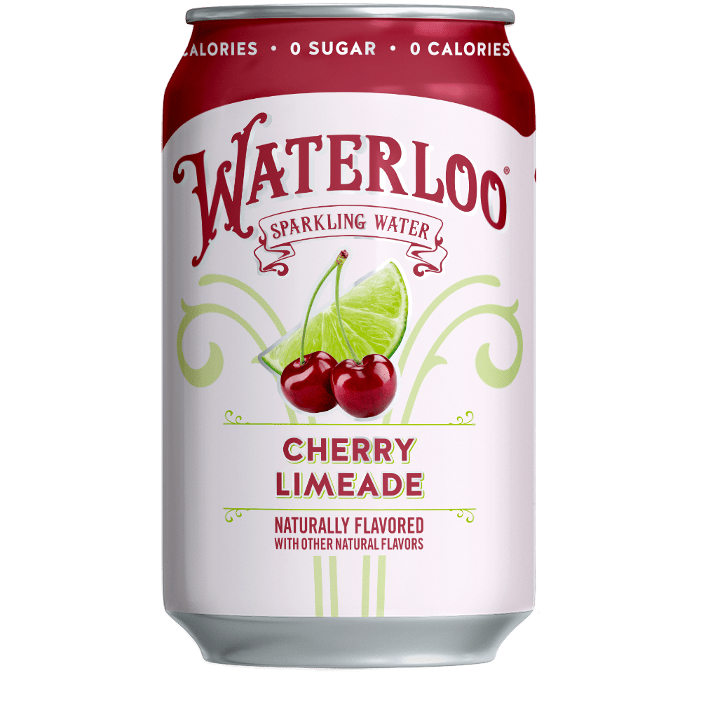 Waterloo Cherry Limeade Sparkling Water 2 innerpacks per case 144.0 fl