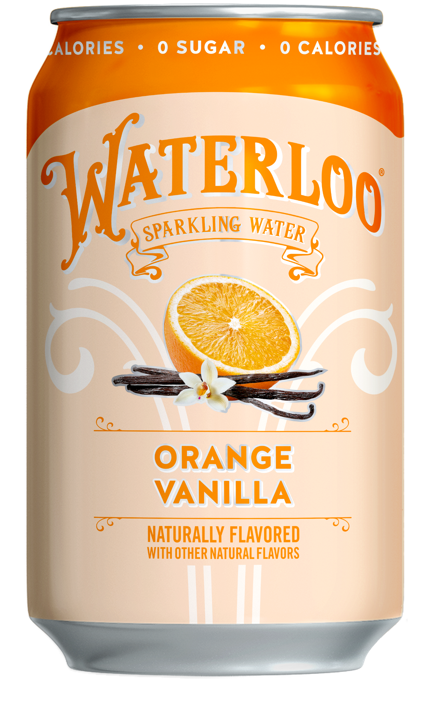 Waterloo Orange Vanilla Sparkling Water 2 innerpacks per case 144.0 fl