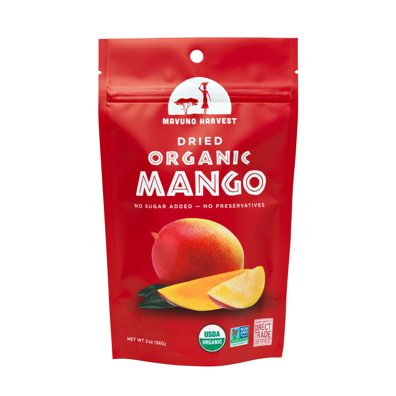 Mavuno Harvest, Organic Dried Mango 6 units per case 2.0 oz