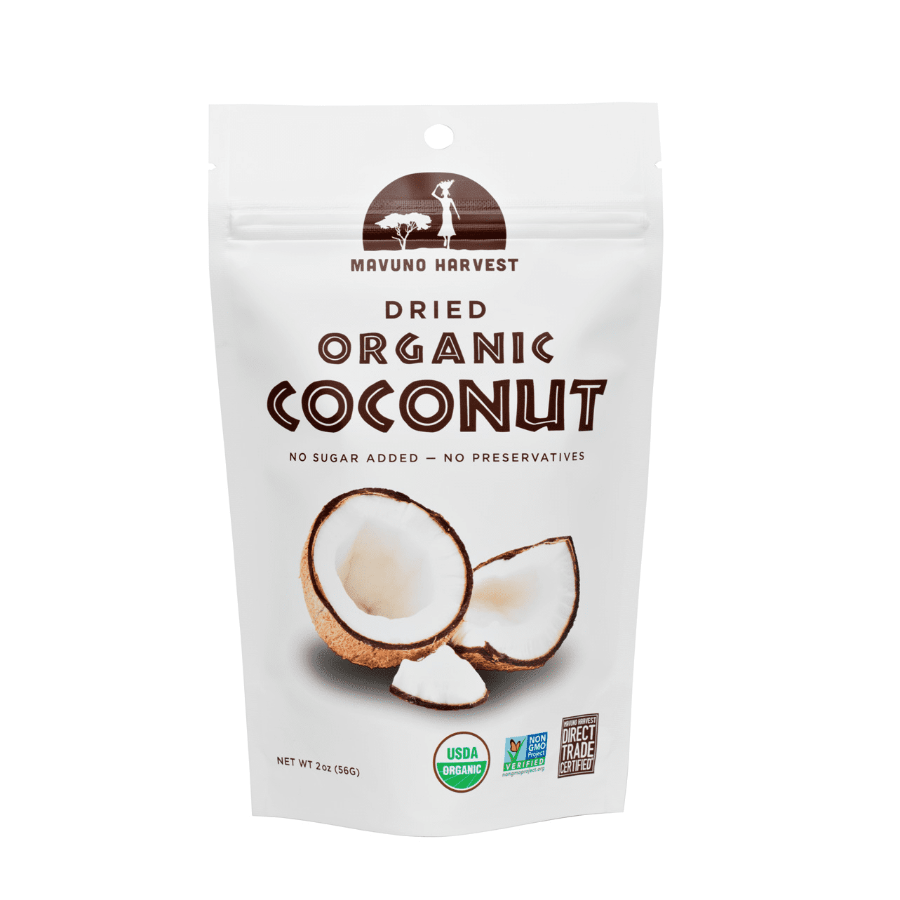 Mavuno Harvest, Organic Dried Coconut 6 units per case 2.0 oz