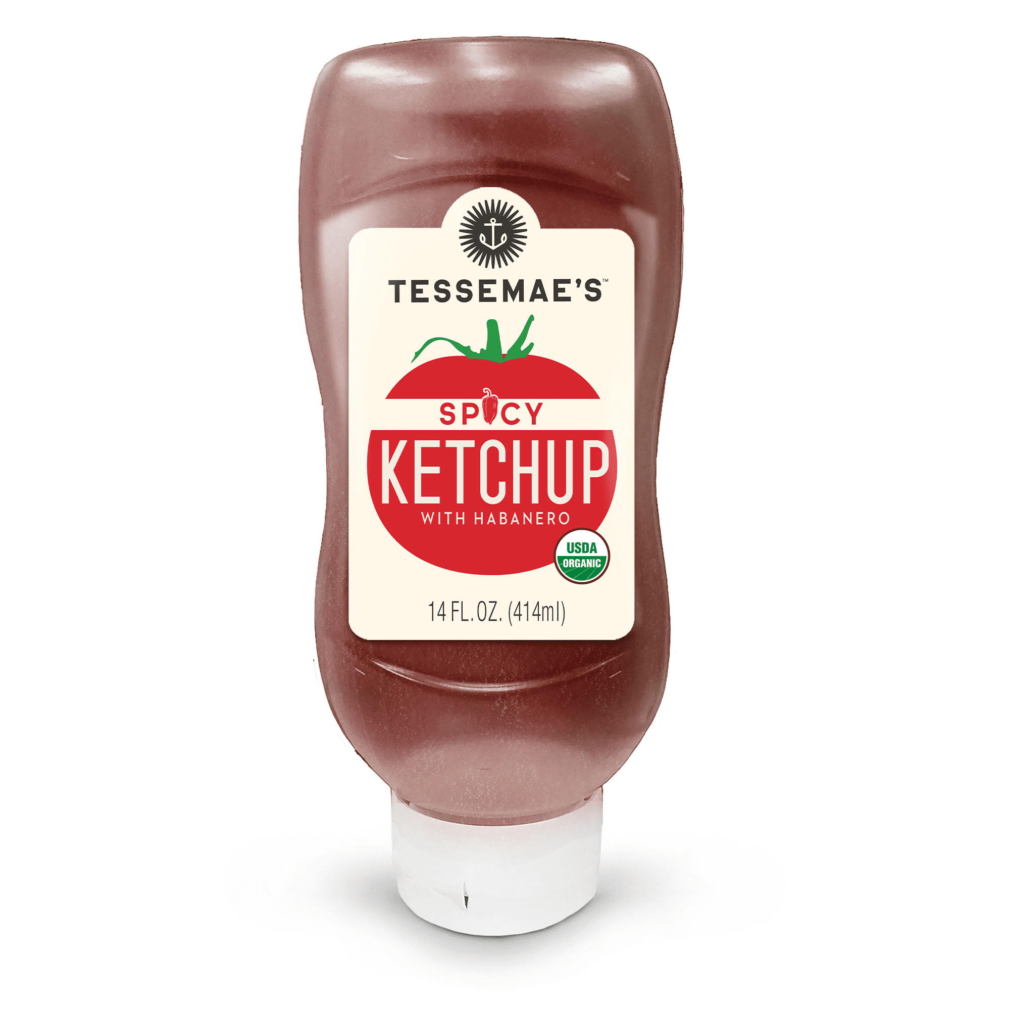Tessemae's Pantry Spicy Ketchup Squeeze Bottle 6 units per case 14.0 oz
