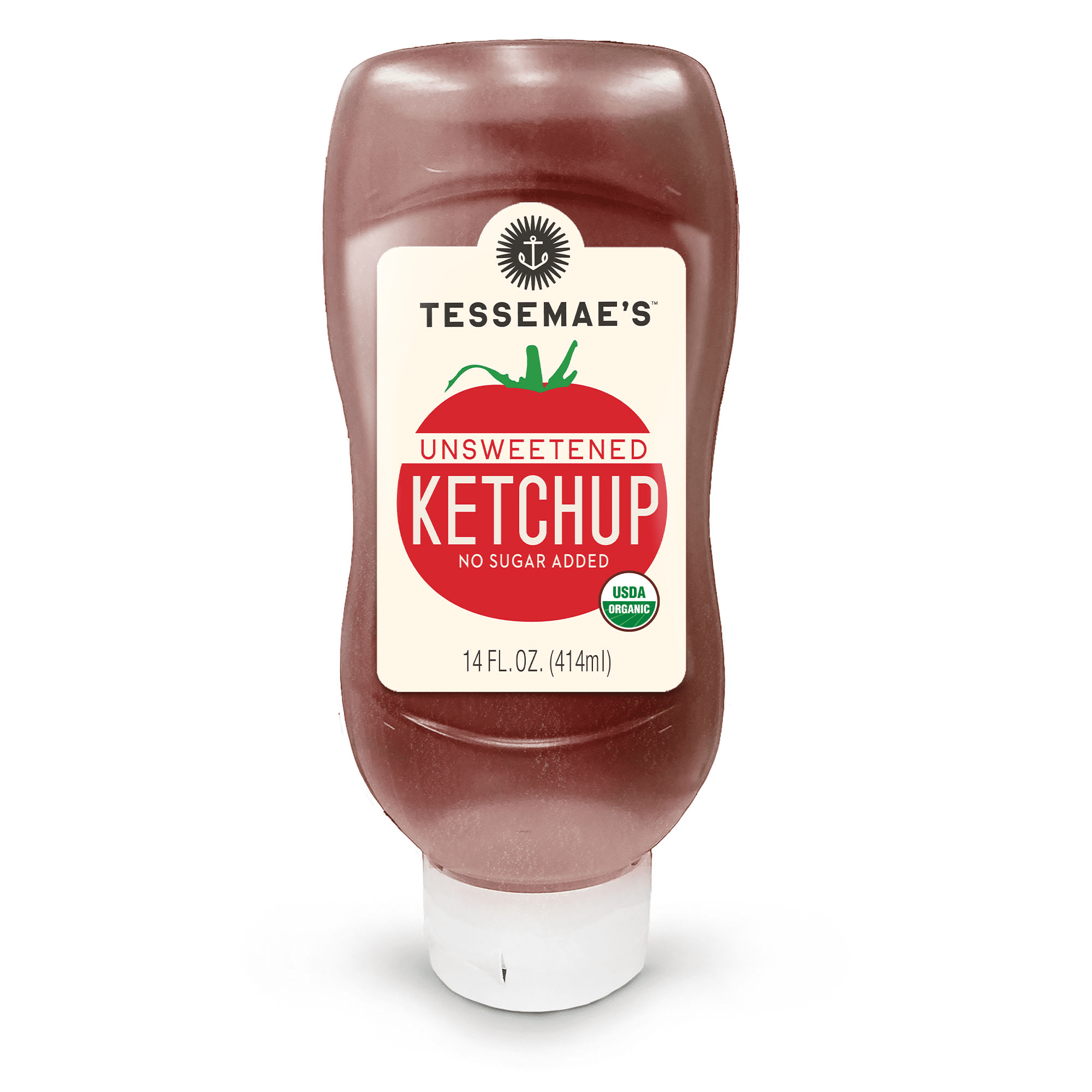 Tessemae's Pantry Unsweetened Ketchup Squeeze Bottle 6 units per case 14.0 oz